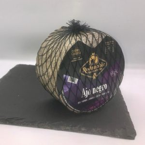 Sheep’s cheese with black garlic